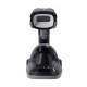 Беспроводной сканер штрих-кода MERTECH CL-2410 BLE Dongle P2D USB black + зарядно-коммуникационная подставка (Cradle) в Красноярске